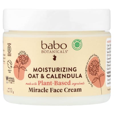 Moisturizing Miracle Face Cream Oat & Calendula