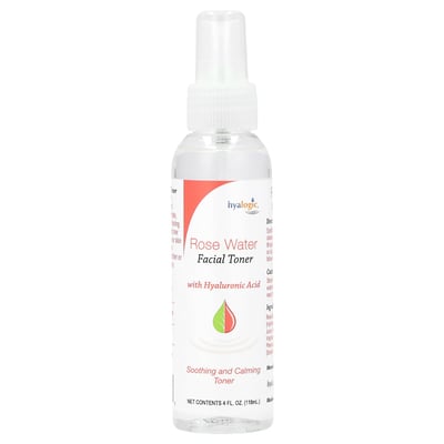 Rose Water Facial Toner With Hyaluronic Acid