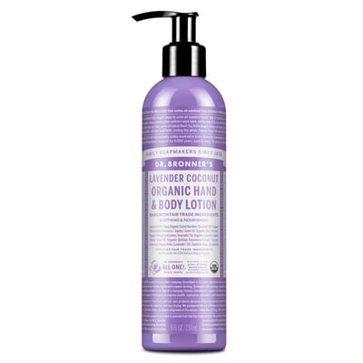 Organic Hand & Body Lotion Lavender Coconut