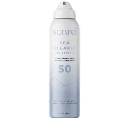 Sea Clearly Organic SPF 50 Clear Sunscreen Mist