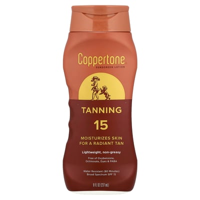 Tanning Sunscreen Lotion SPF 15