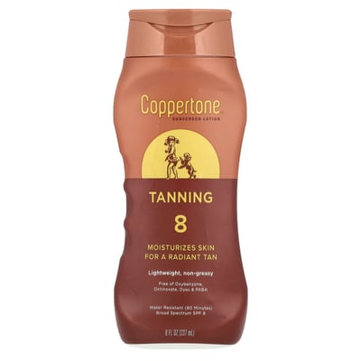 Tanning Sunscreen Lotion SPF 8