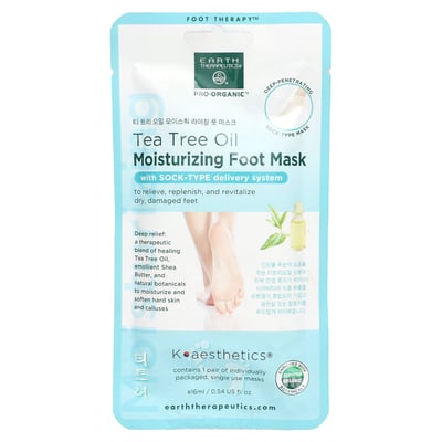 Pro-Organic Moisturizing Foot Mask Tea Tree Oil