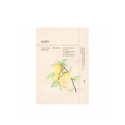 Charcoal & Yuja Bubble Mask