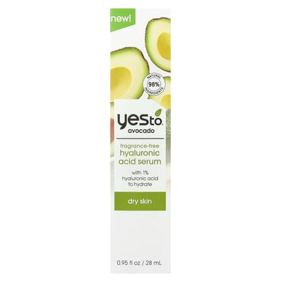 Fragrance Free Hyaluronic Acid Serum Dry Skin Avocado