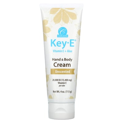 Key E Vitamin E + Aloe Hand & Body Cream Unscented