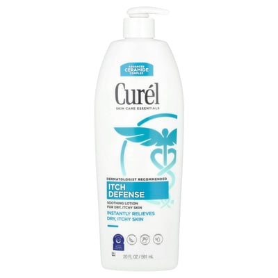Itch Defense Soothing Lotion for Dry Itchy Skin Fragrance Free