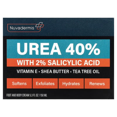 Foot and Body Cream Urea 40% with 2% Salicylic Acid
