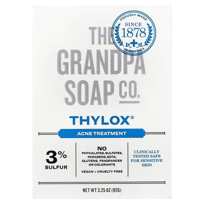 Face & Body Bar Soap Thylox® Acne Treatment