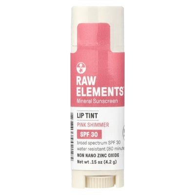 Mineral Sunscreen Lip Tint SPF 30 Pink Shimmer