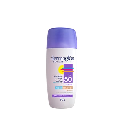 Protector Solar Dermaglós Facial FPS 50 Fluido