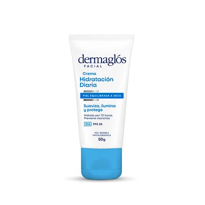 Crema Facial Hidratante Día Dermaglós Piel Equilibrada a Seca