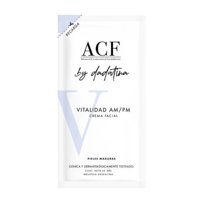 Crema Facial Acf by Dadatina Vitalidad Am/Pm Repuesto