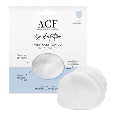 Pads Reutilizables para Exfoliante Acf by Dadatina