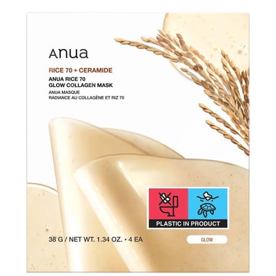 Rice 70 Glow Collagen Mask (4 Sheets)