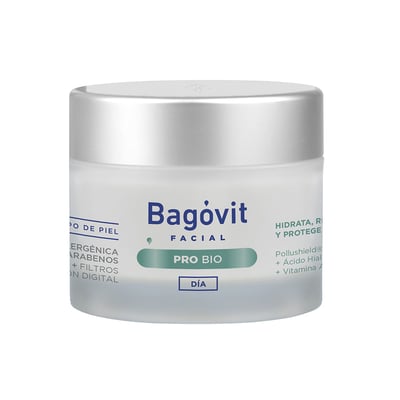 Crema Facial Bagóvit Pro Bio Día Hidratante y Revitalizante