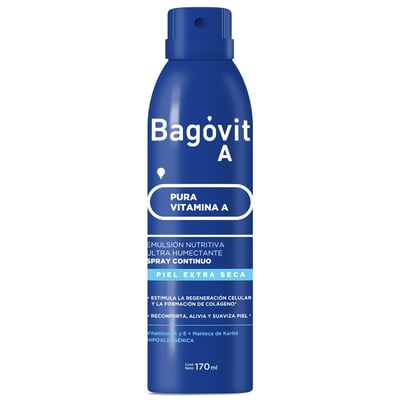 Emulsión Bagóvit Spray Continuo Piel Extra Seca