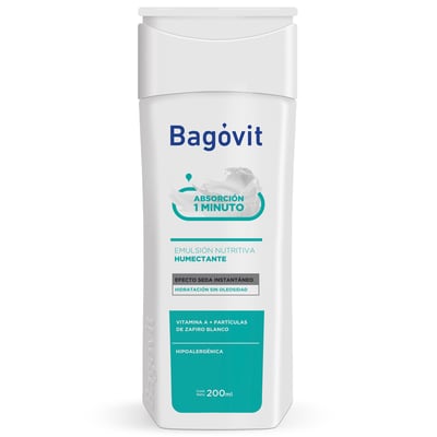 Emulsión Corporal Bagóvit Cuidados Cotidianos Efecto Seda