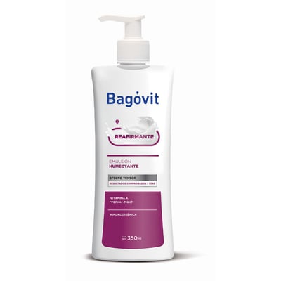Emulsión Humectante Bagovit Reafirmante Efecto Tensor