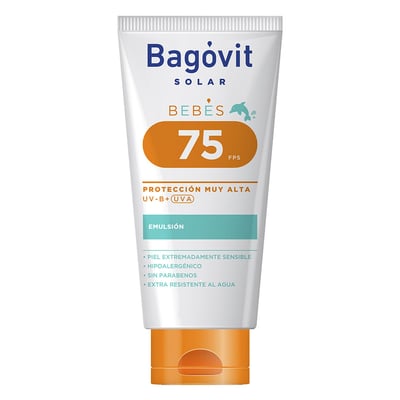 Protector Solar Bagóvit Emulsión Bebés Fps 75