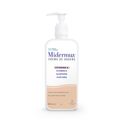 Midermus Crema de Ordeñe Vit A + Vit E + Asoc