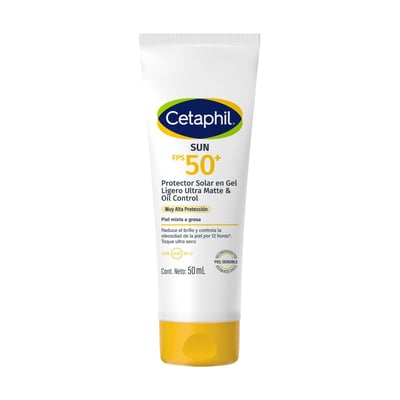 Protector Solar Cetaphil Sun Ultra Matte & Oli Control FPS 50+ Sin Color
