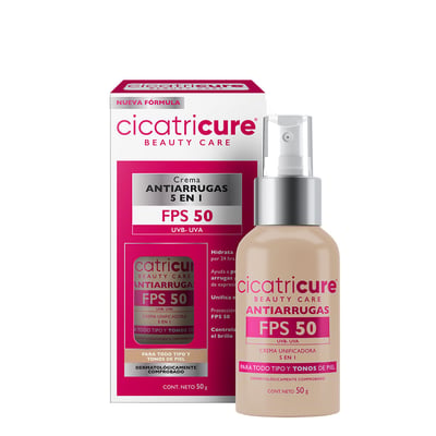 Crema Facial Cicatricure Beauty Care Fps 50