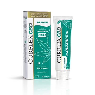 Crema Corporal Curflex CBD sin Aroma