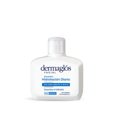 Emulsión Facial Hidratante Dermaglos para Piel Normal a Mixta Fps30