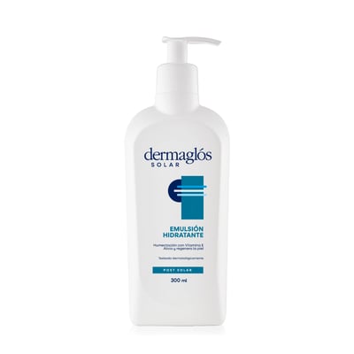 Emulsión Post-Solar Dermaglós Hidratante con Dosificador