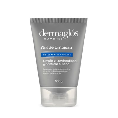 Gel de Limpieza Facial Dermaglós Hombres Pieles Mixtas a Grasas
