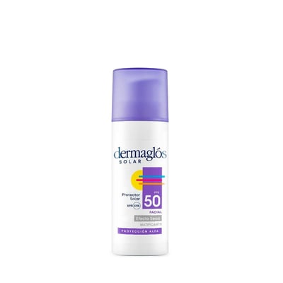 Protector Solar Dermaglós Facial Fps 50+ Efecto Seco