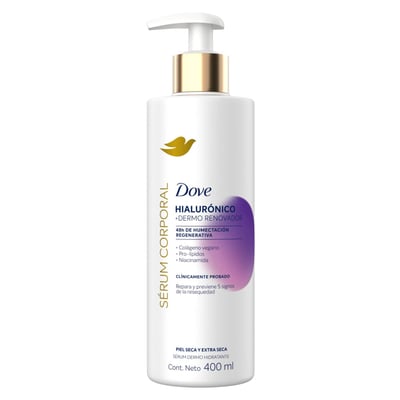 Sérum Corporal Dove Piel Extra Seca Hialurónico