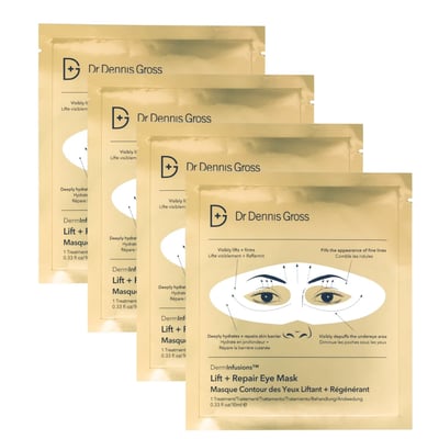 Dr Dennis Gross Skincare DermInfusions Lift + Repair Eye Mask 4-App