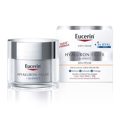 Crema Anti-Arrugas de Día Eucerin Hyaluron-Filler + 3x Effect