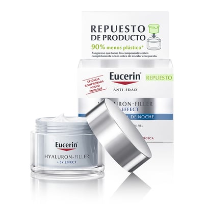 Crema de Noche Eucerin Hyaluron-Filler + 3x Effect Repuesto