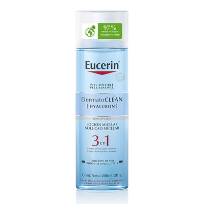 Loción Micelar Limpiadora 3 en 1 Eucerin Dermatoclean