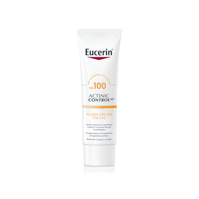 Protección Solar Facial Eucerin Actinic Control para Todo Tipo de Piel Fps 100