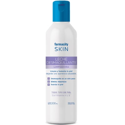 Leche Desmaquillante Farmacity Skin Limpiadora