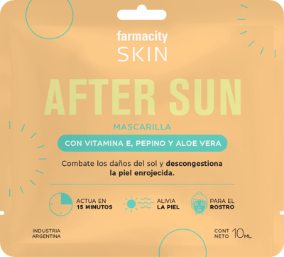 Máscara Facial Farmacity Skin After Sun