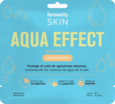 Máscara Facial Farmacity Skin Agua Effect