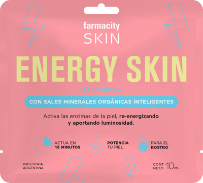Máscara Facial Farmacity Skin Energy Skin