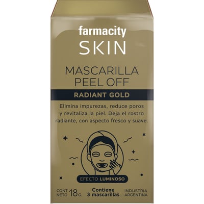 Máscara Facial Farmacity Skin Peel off Gold