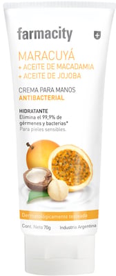 Crema para Manos Farmacity Antibacterial Maracuyá