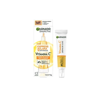 Crema de Ojos Garnier Express Aclara Vitamina C