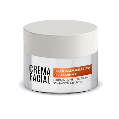 Crema Facial Get The Look Centella Asiática + Vitamina E