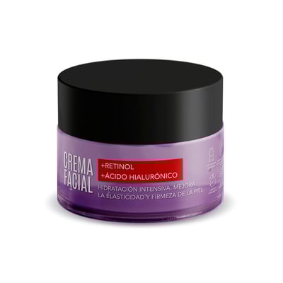 Crema Facial Get The Look Retinol + Ácido Hialurónico