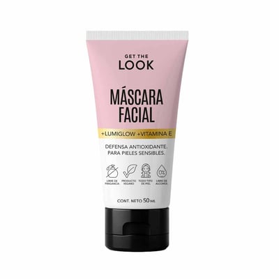 Máscara Facial Get The Look Lumiglow y Vitamina E