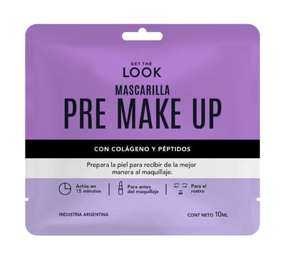 Mascarilla Facial Get The Look Pre Make Up