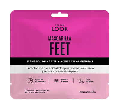 Mascarilla para Pies Get The Look